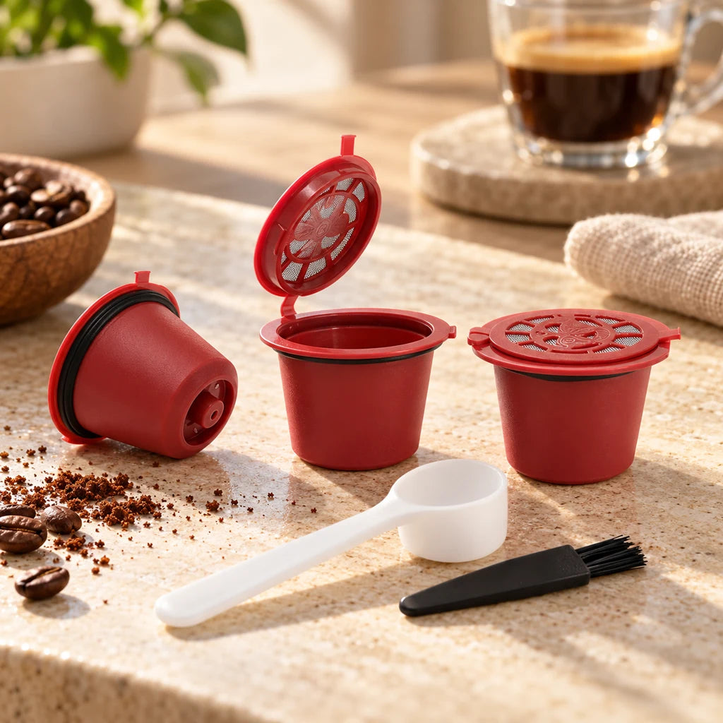 Reusable capsules for Nespresso