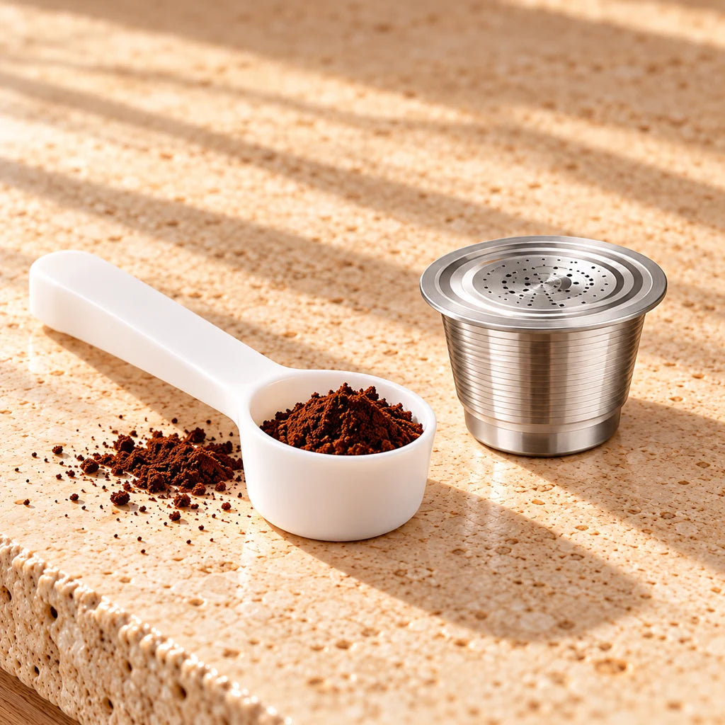 Reusable Nespresso stainless steel capsule