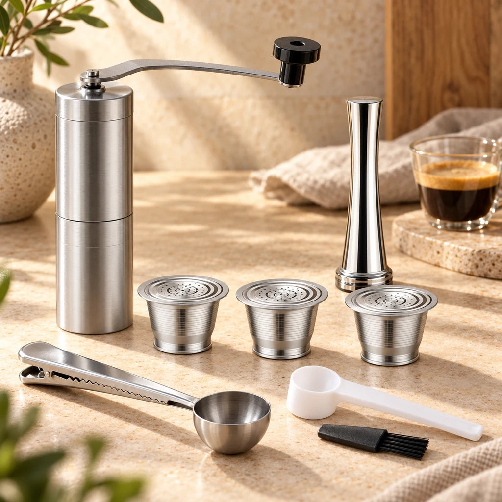 Reusable Nespresso stainless steel capsule — view 7