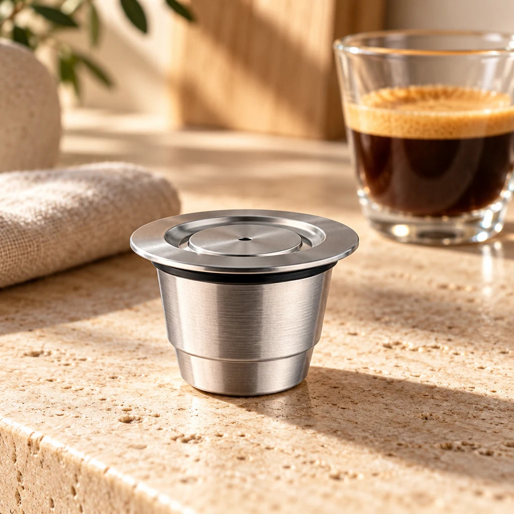Reusable Nespresso Vertuo Coffee Capsule - Stainless Steel