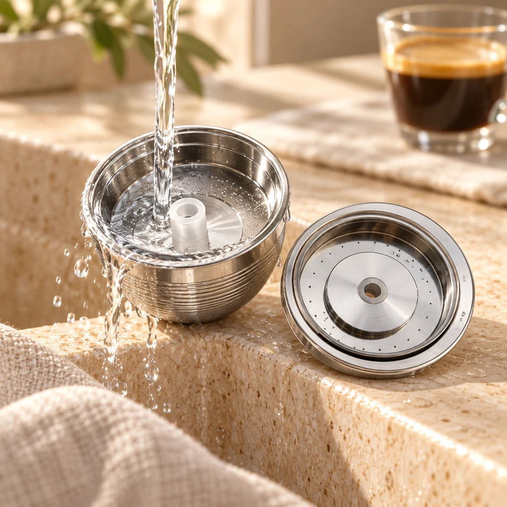 Stainless Steel Vertuo Coffee Pod — view 3