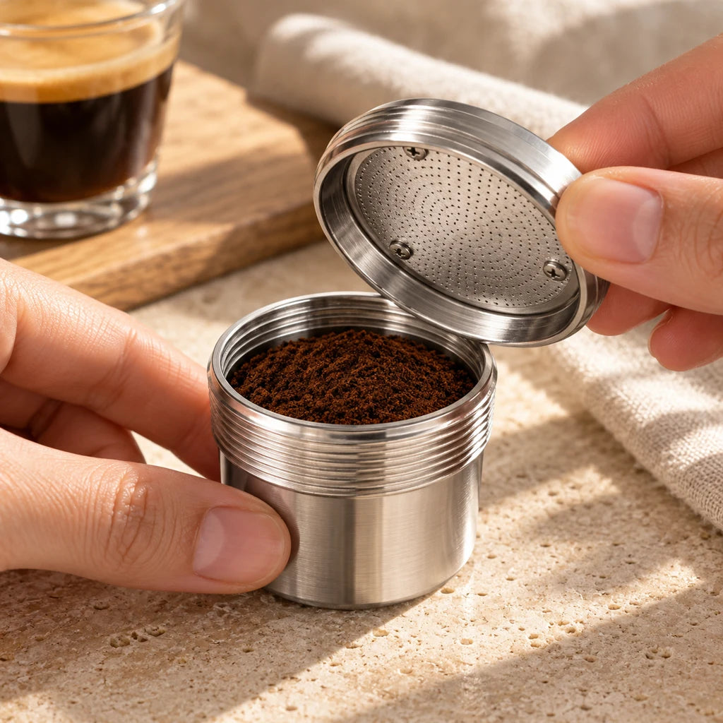 Reusable Stainless Steel Coffee Capsules illy X7.1 — view 2