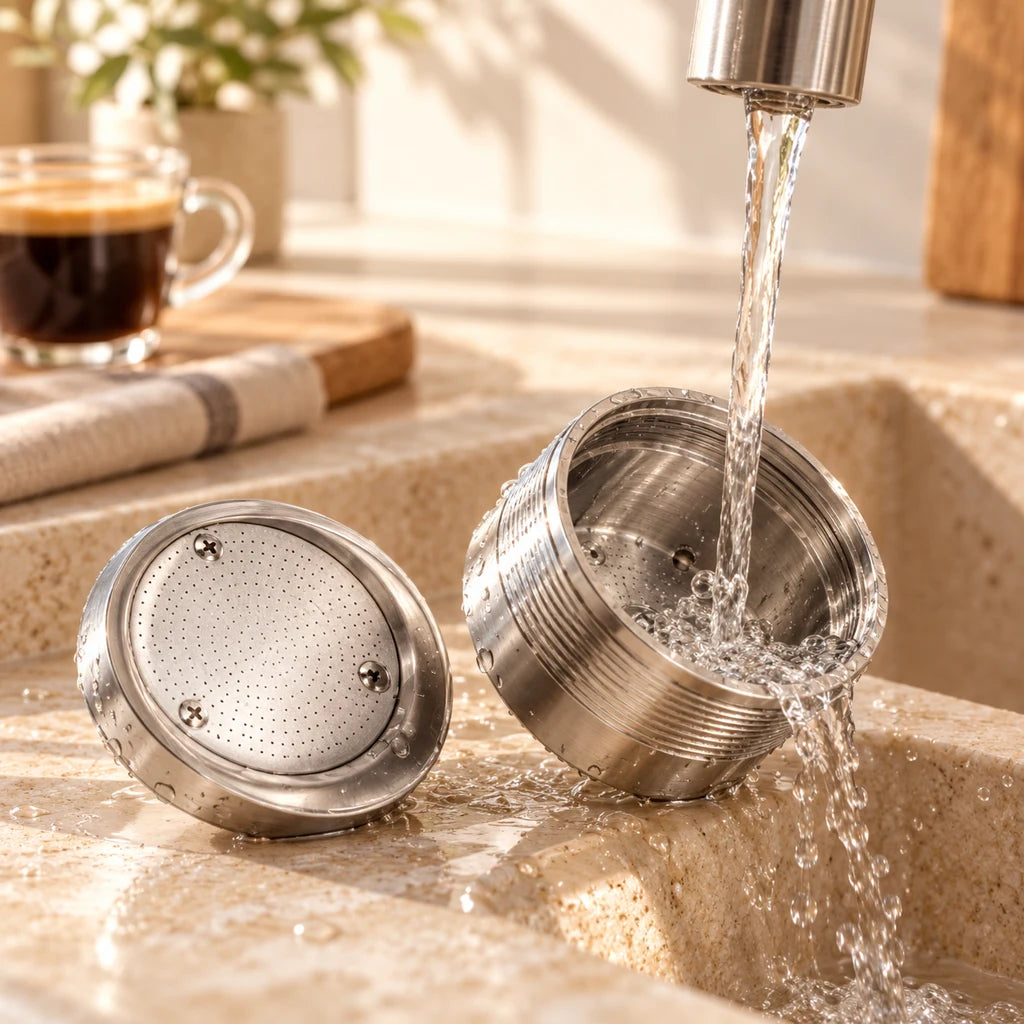 Reusable Stainless Steel Coffee Capsules illy X7.1 — view 3