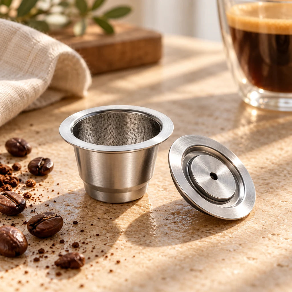 Reusable Stainless Steel Coffee Pods for Barista Espresso