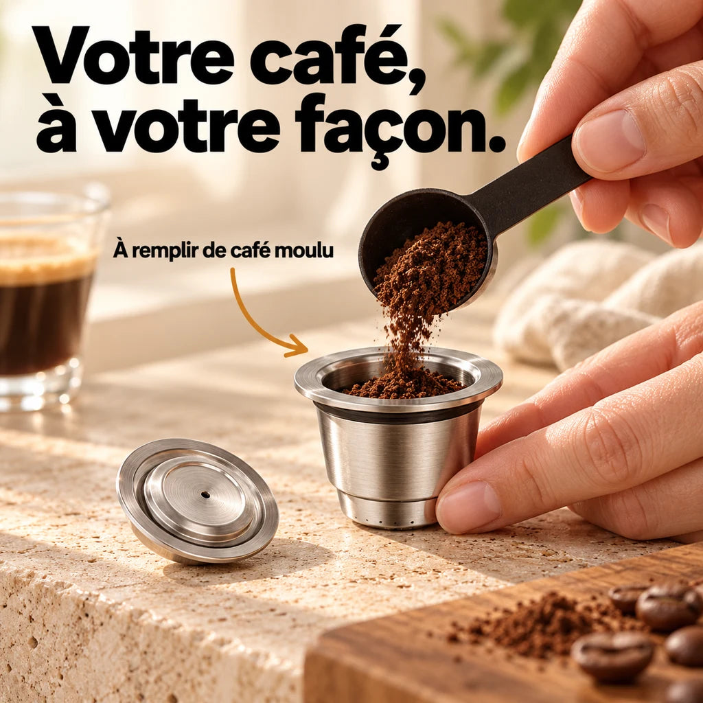 Capsules café réutilisables Nespresso - filtre inox — vue 2
