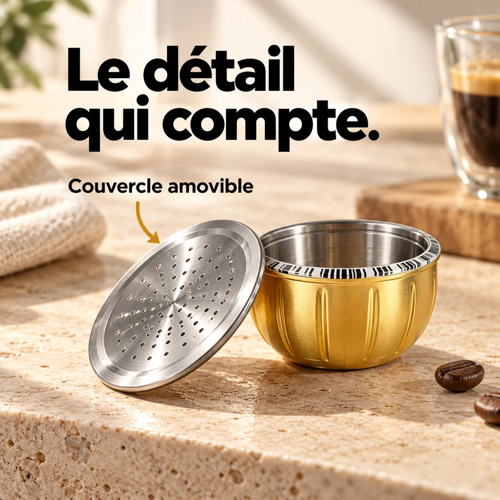 Dosette reutilisable nespresso vertuo — vue 3