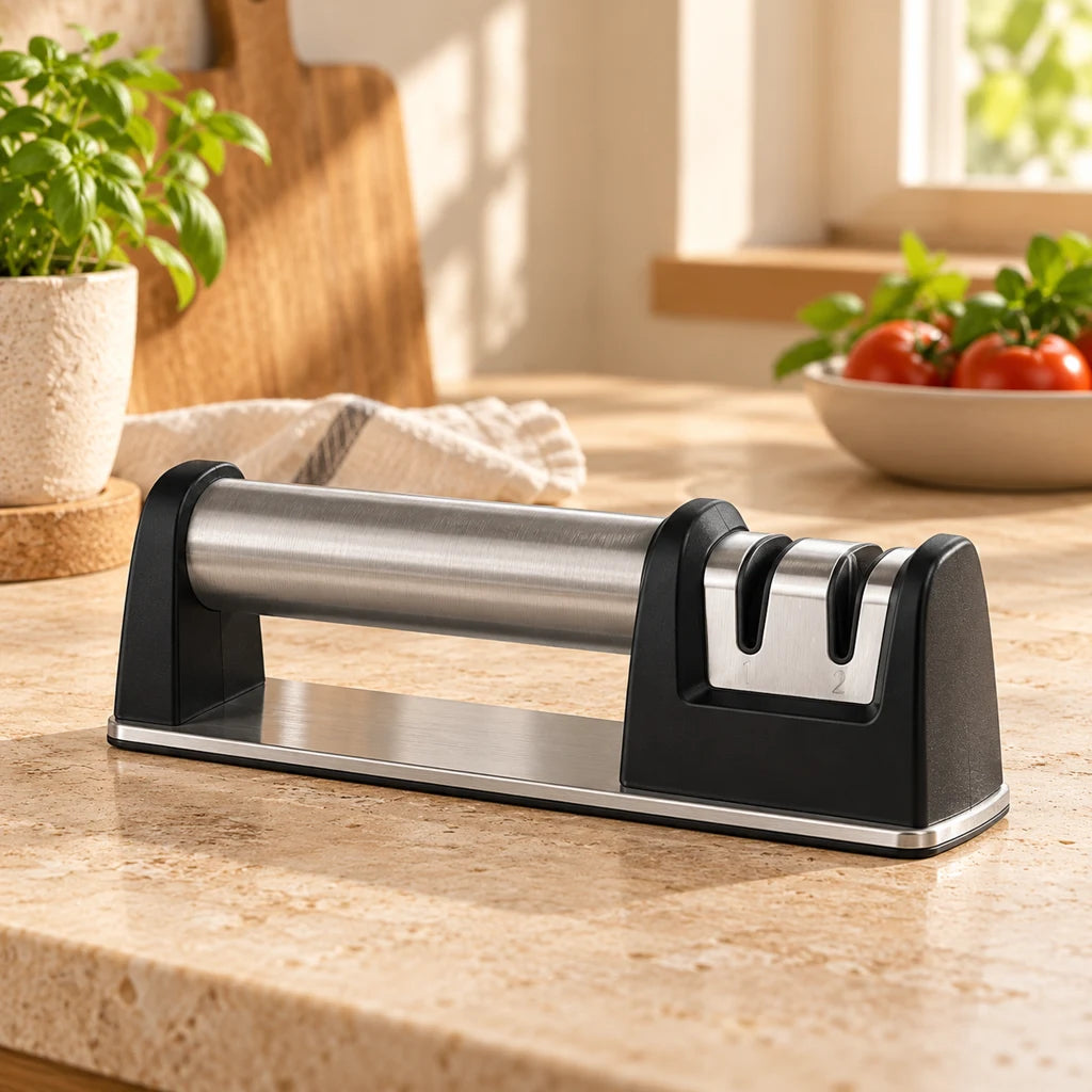 2-stage kitchen knife sharpener