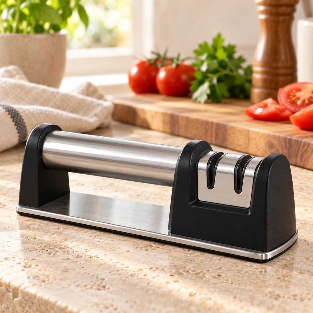 2-stage kitchen knife sharpener — view 3