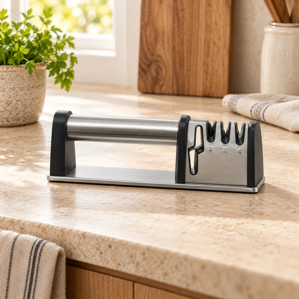 4-in-1 ceramic knife sharpener