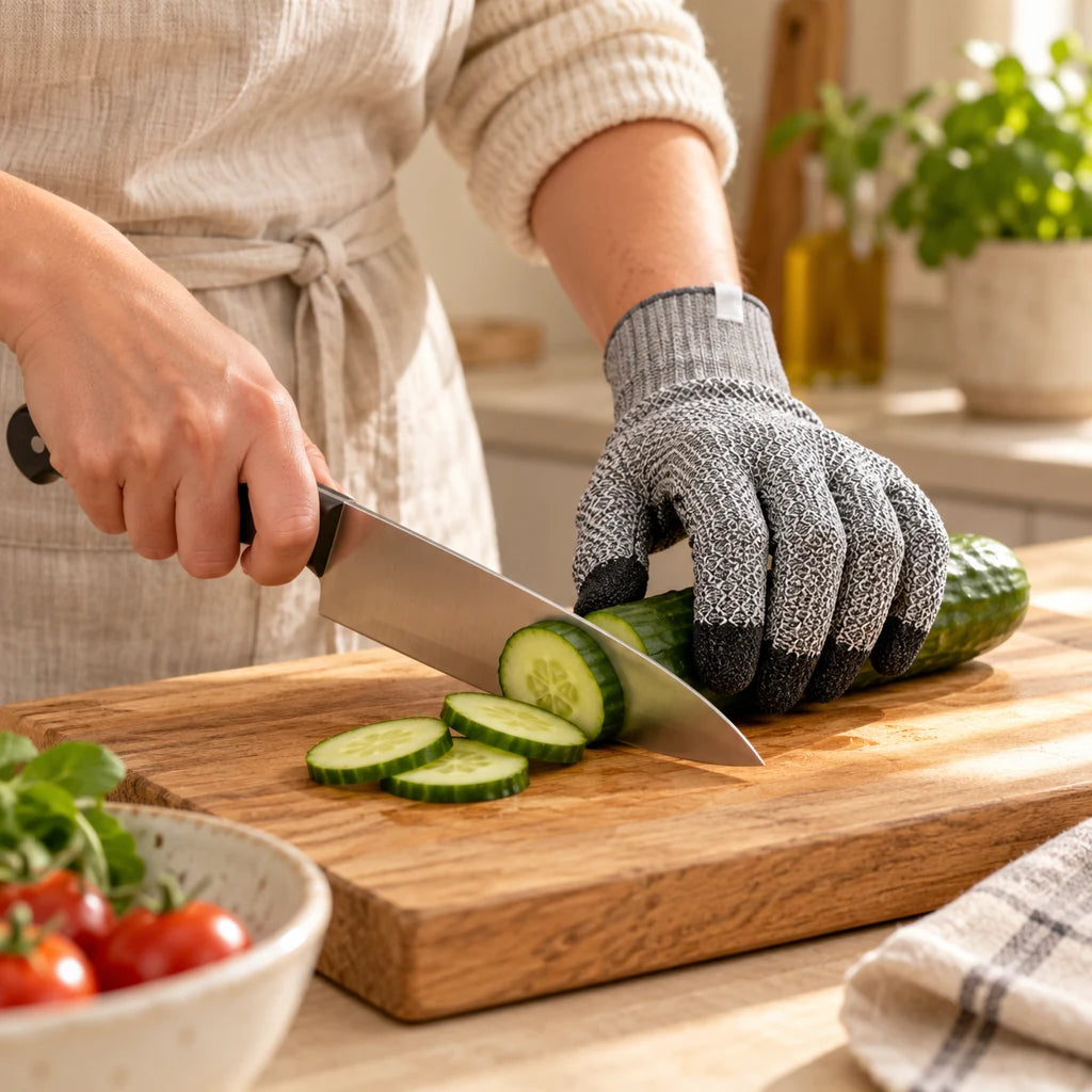 Touchscreen Cut-Resistant Kitchen Gloves 1/7 Pieces — view 2