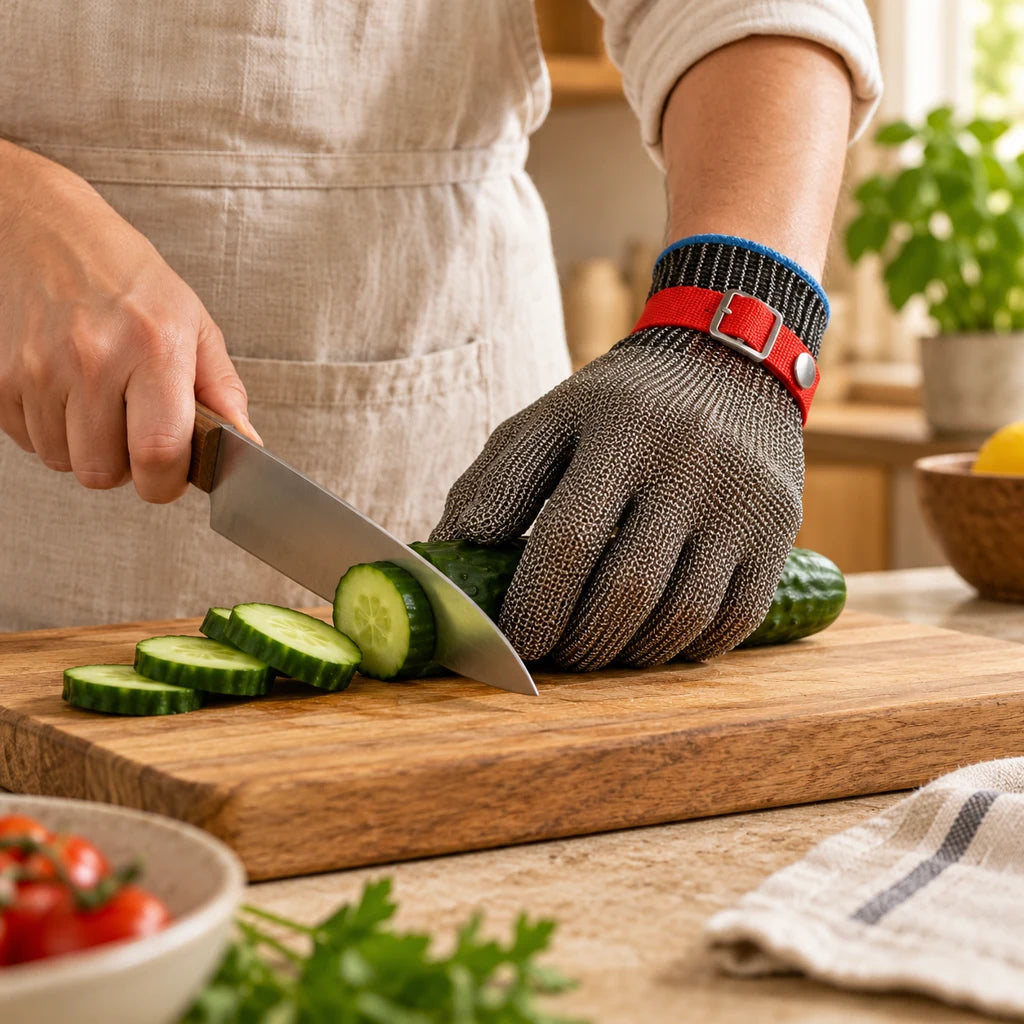 Stainless Steel Cut-Resistant Gloves — view 2
