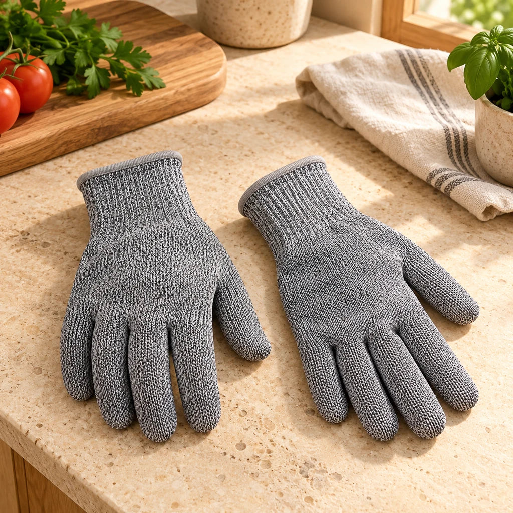 Level 5 HPPE cut-resistant kitchen gloves