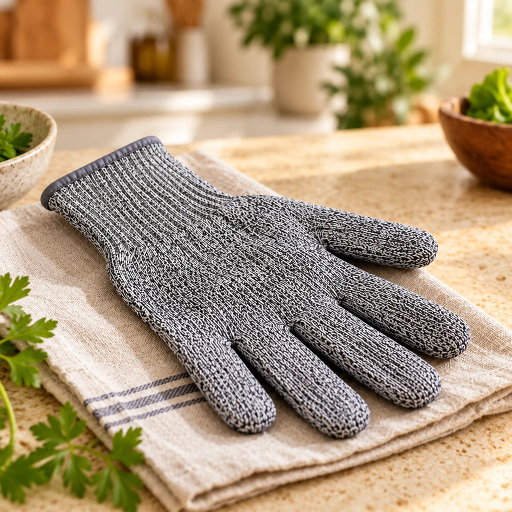 Level 5 HPPE cut-resistant kitchen gloves — view 3