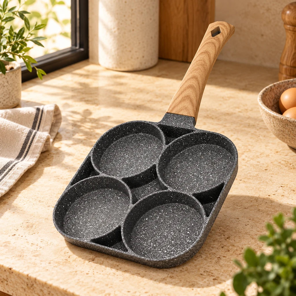 4-Compartment Egg Pan — view 3