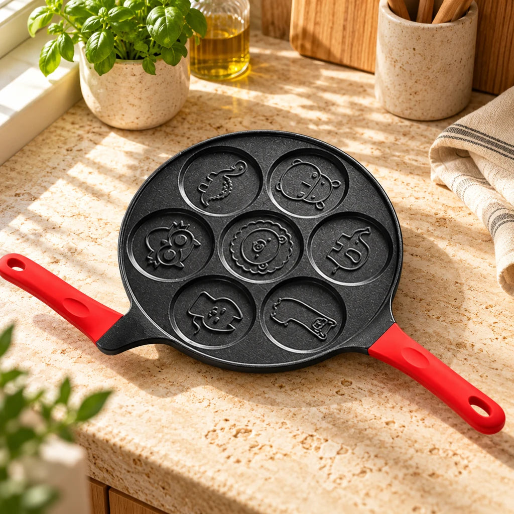 7-compartment pan