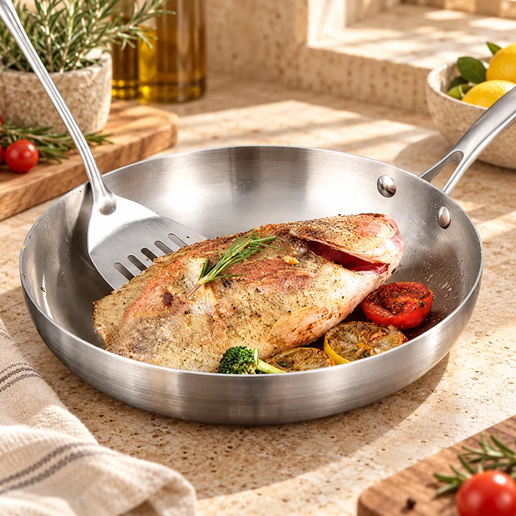 Stainless Steel Frying Pan