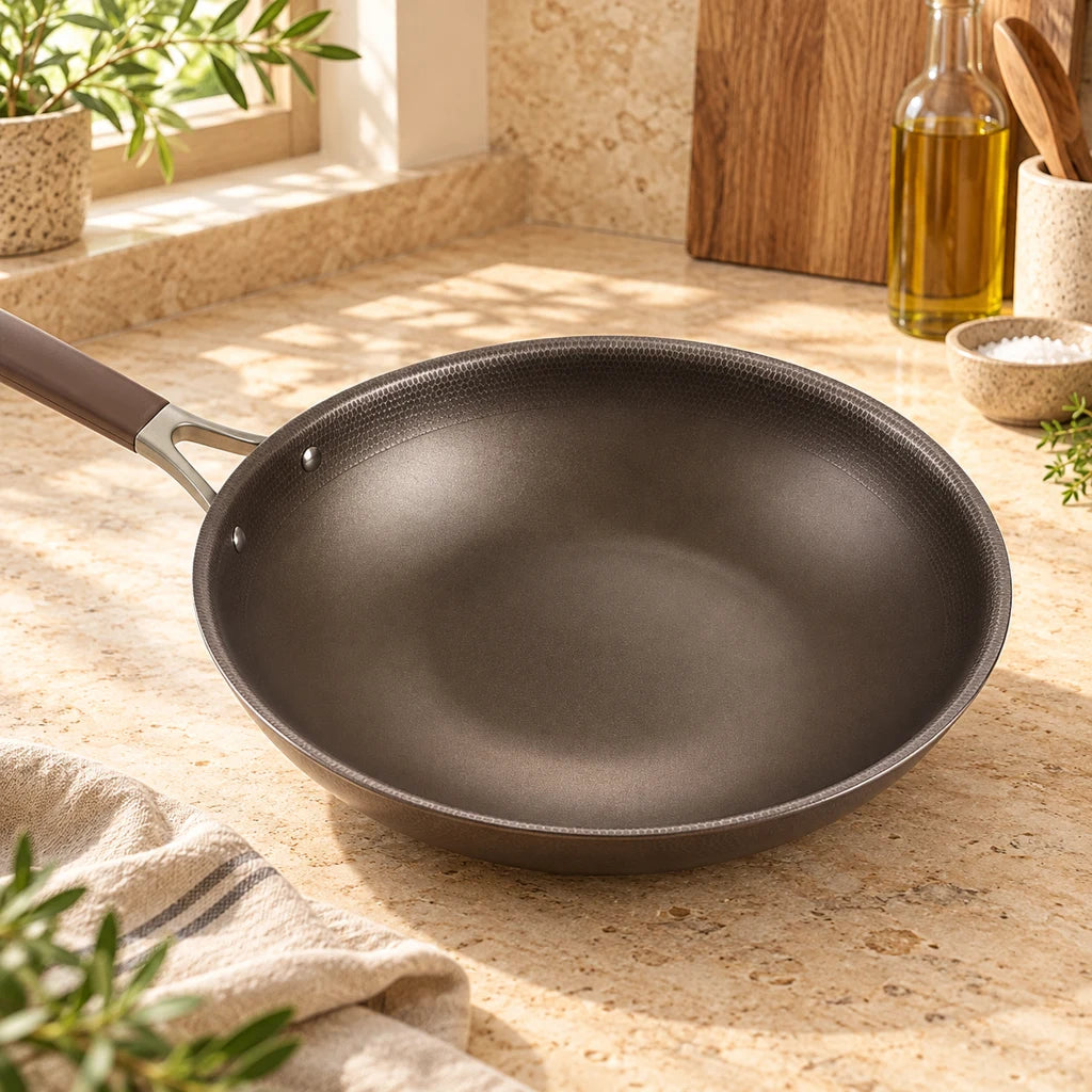 Titanium Stainless Steel Frying Pan