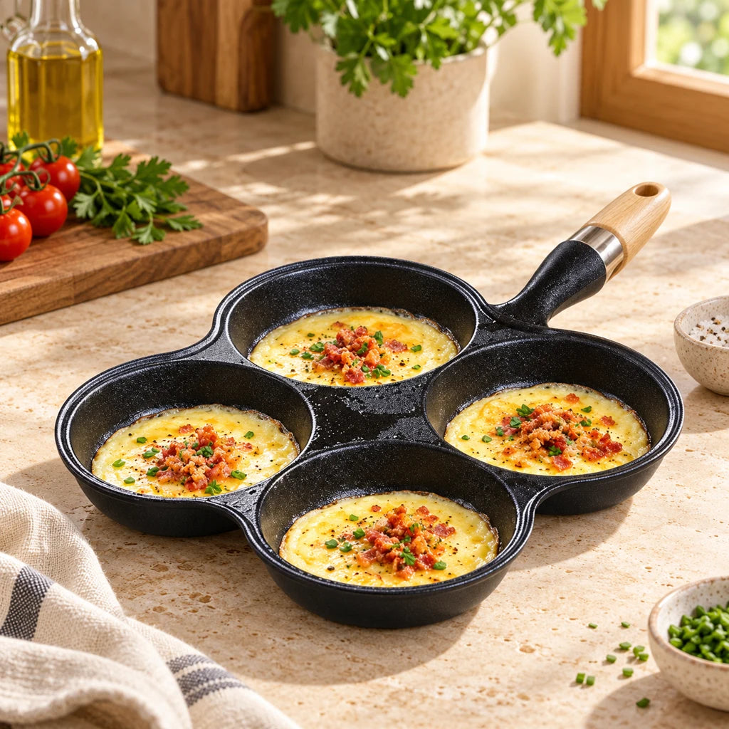 4-hole egg pan