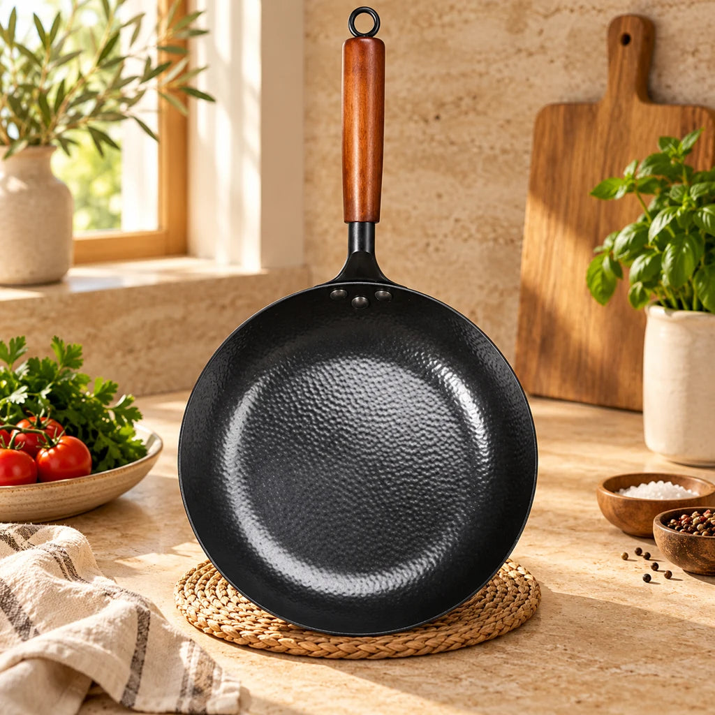 Artisan Cast Iron Frying Pan — view 2