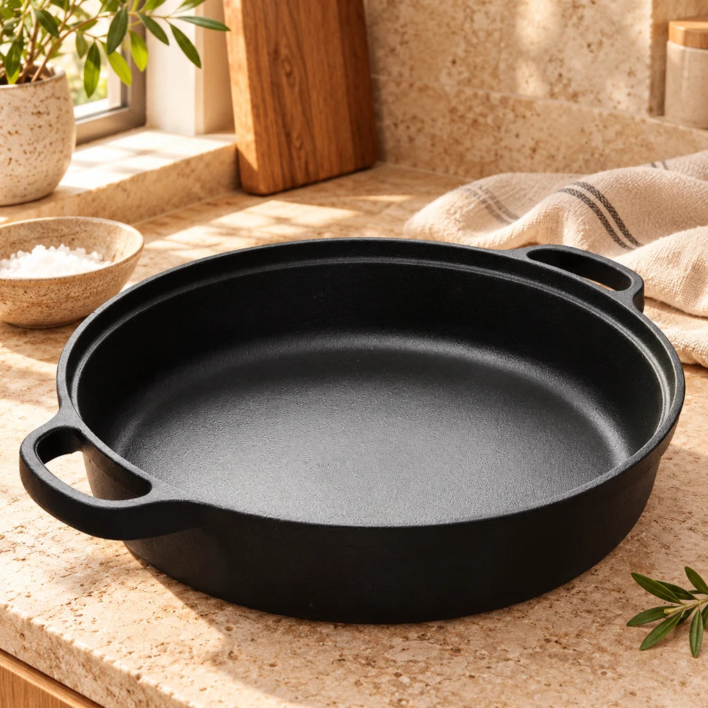 Thick Cast Iron Pan for Iron Pot, Induction-Gas — view 3