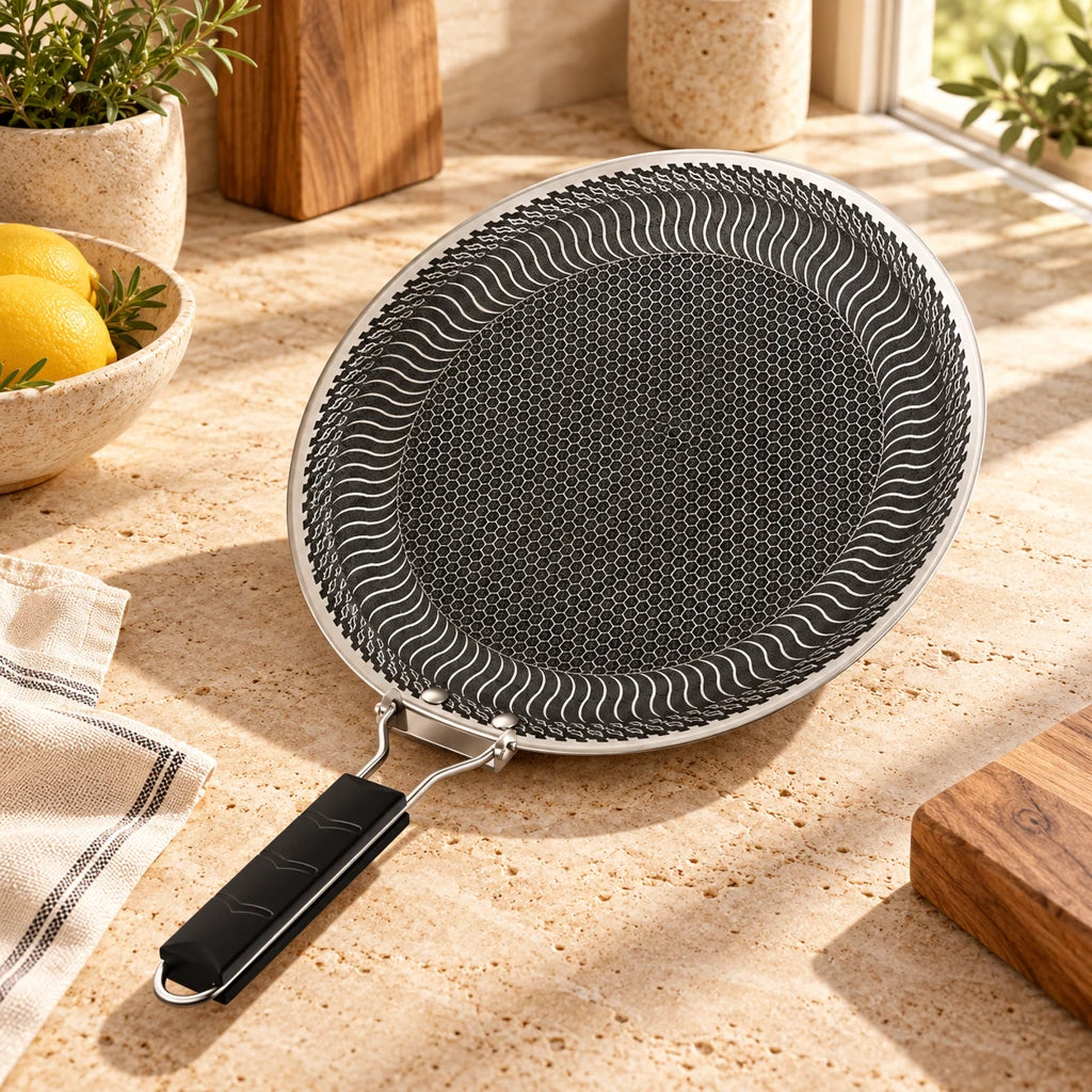 Korean Teppanyaki Stainless Steel Barbecue Plate