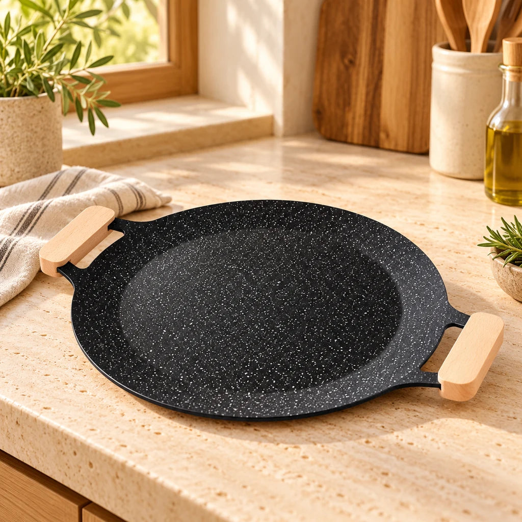 Nonstick Korean Stainless Steel Frying Pan — view 3
