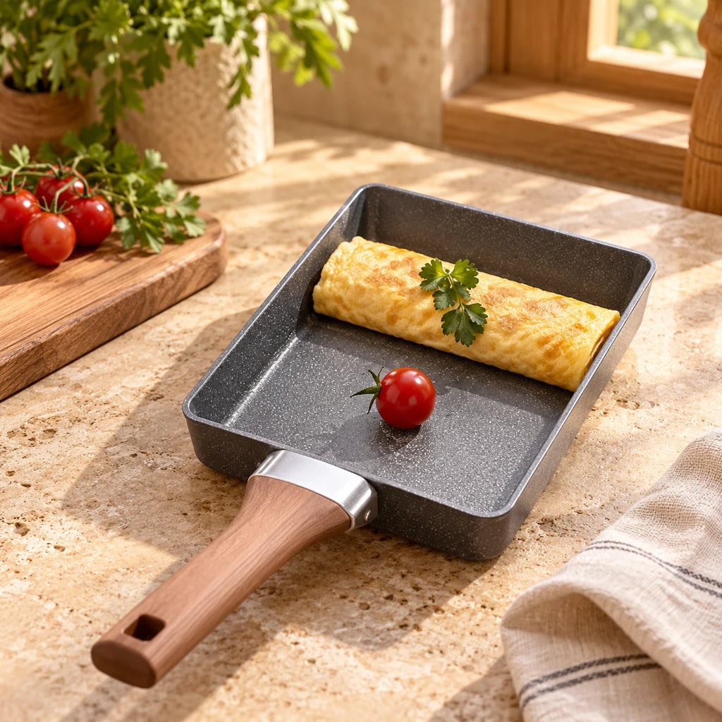 Premium Japanese Rectangular Omelet Pan — view 3
