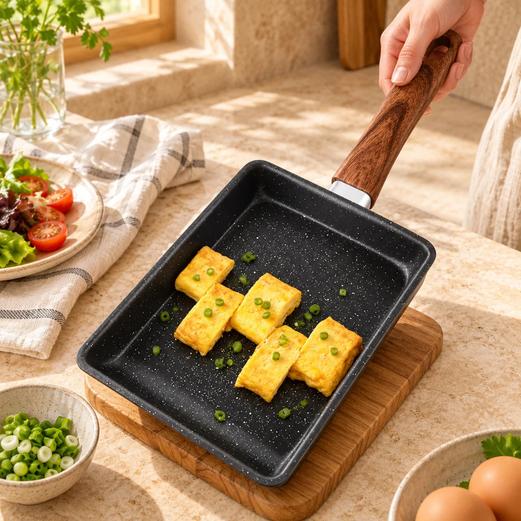 Premium Japanese Rectangular Omelet Skillet — view 2