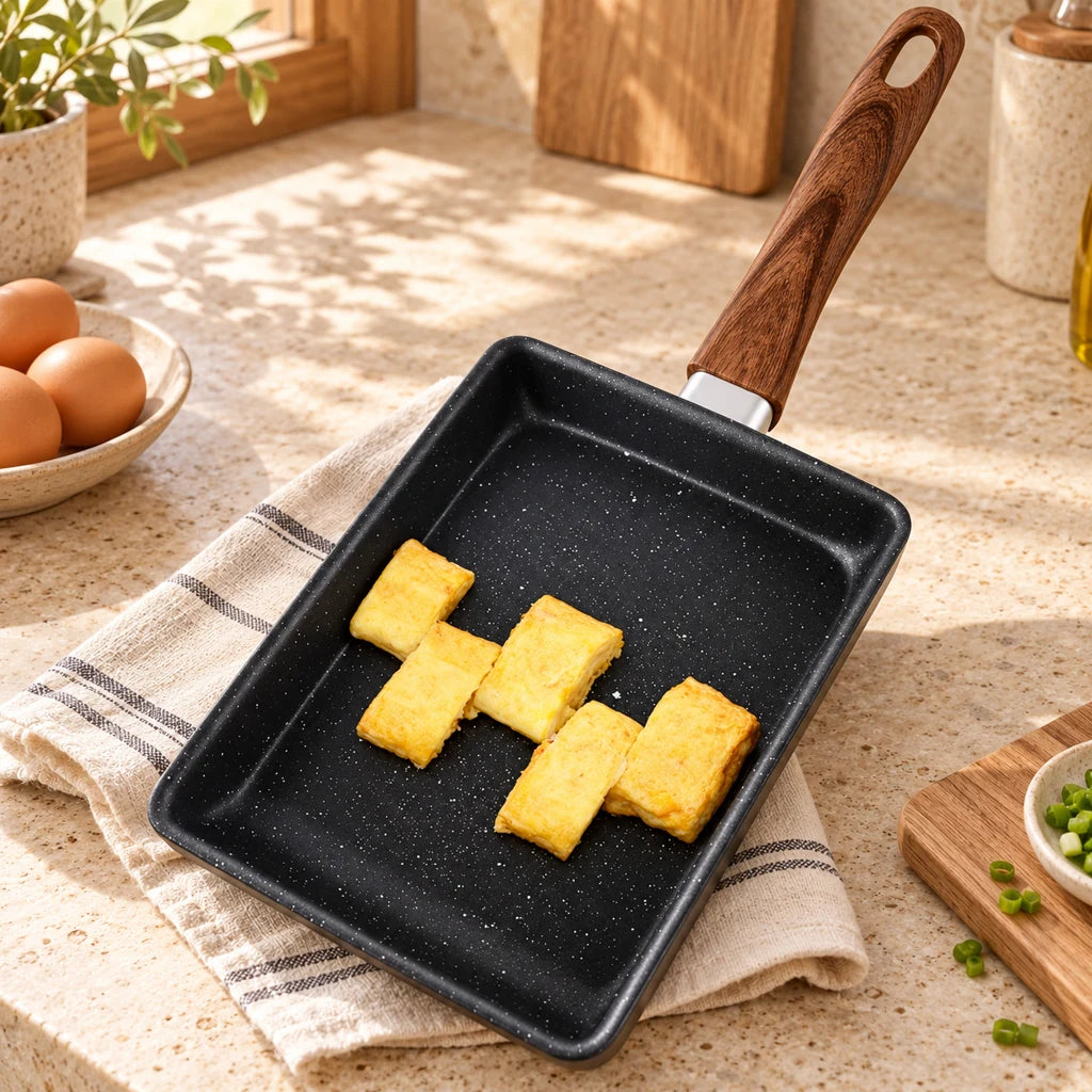 Premium Japanese Rectangular Omelet Skillet — view 3