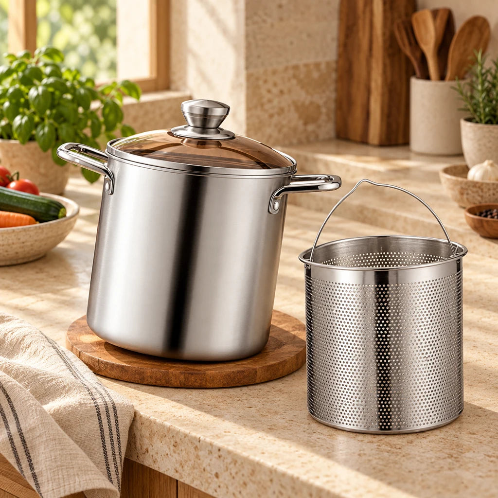Stainless Steel Fryer Steam Basket — view 2
