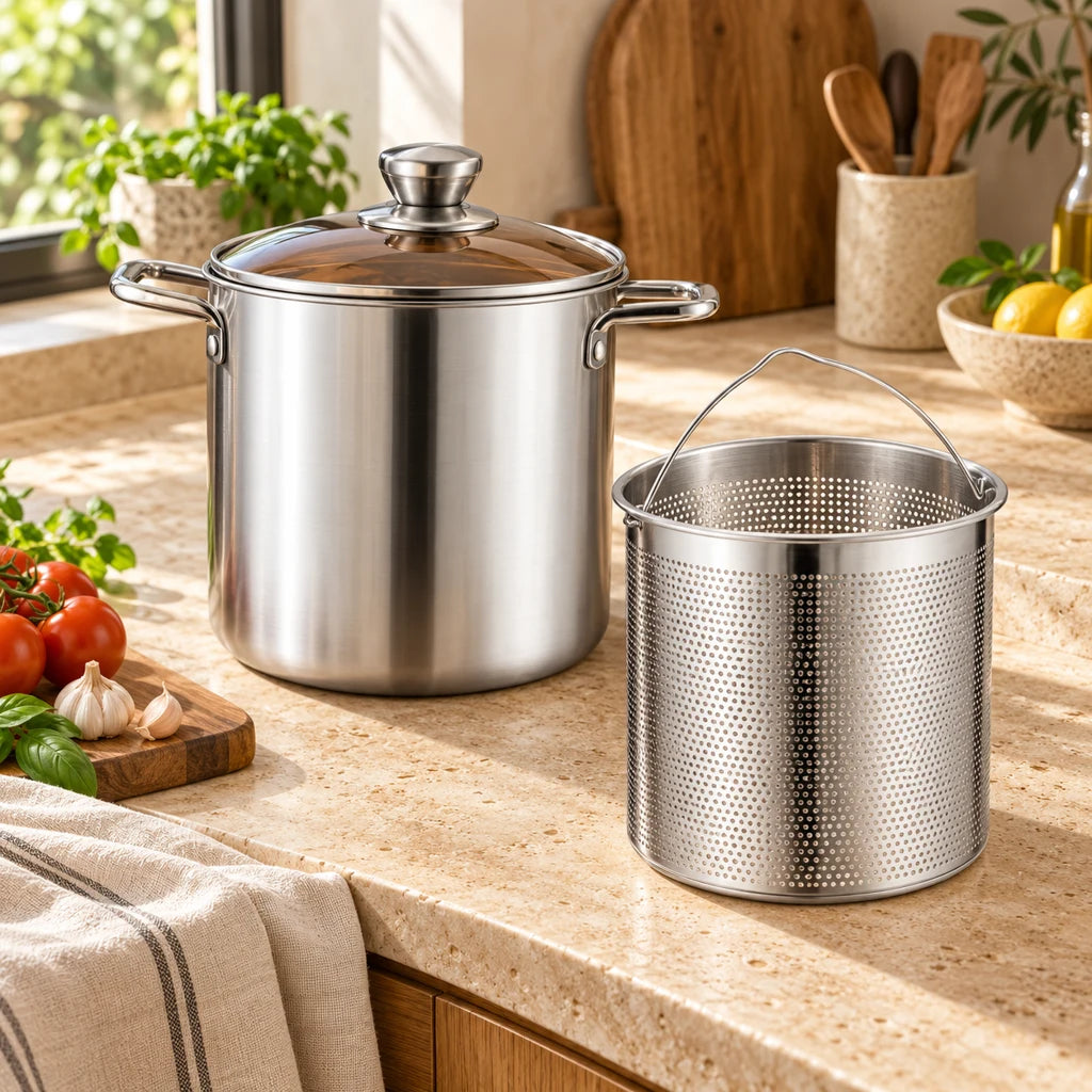 Stainless Steel Fryer Steam Basket — view 3