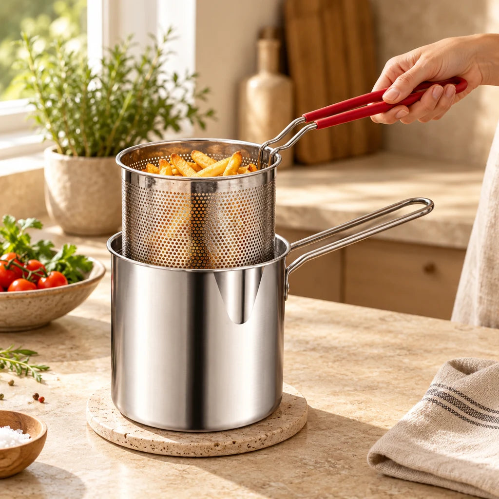 Rust-Resistant Stainless Steel Fryer Crisp Fries — view 2