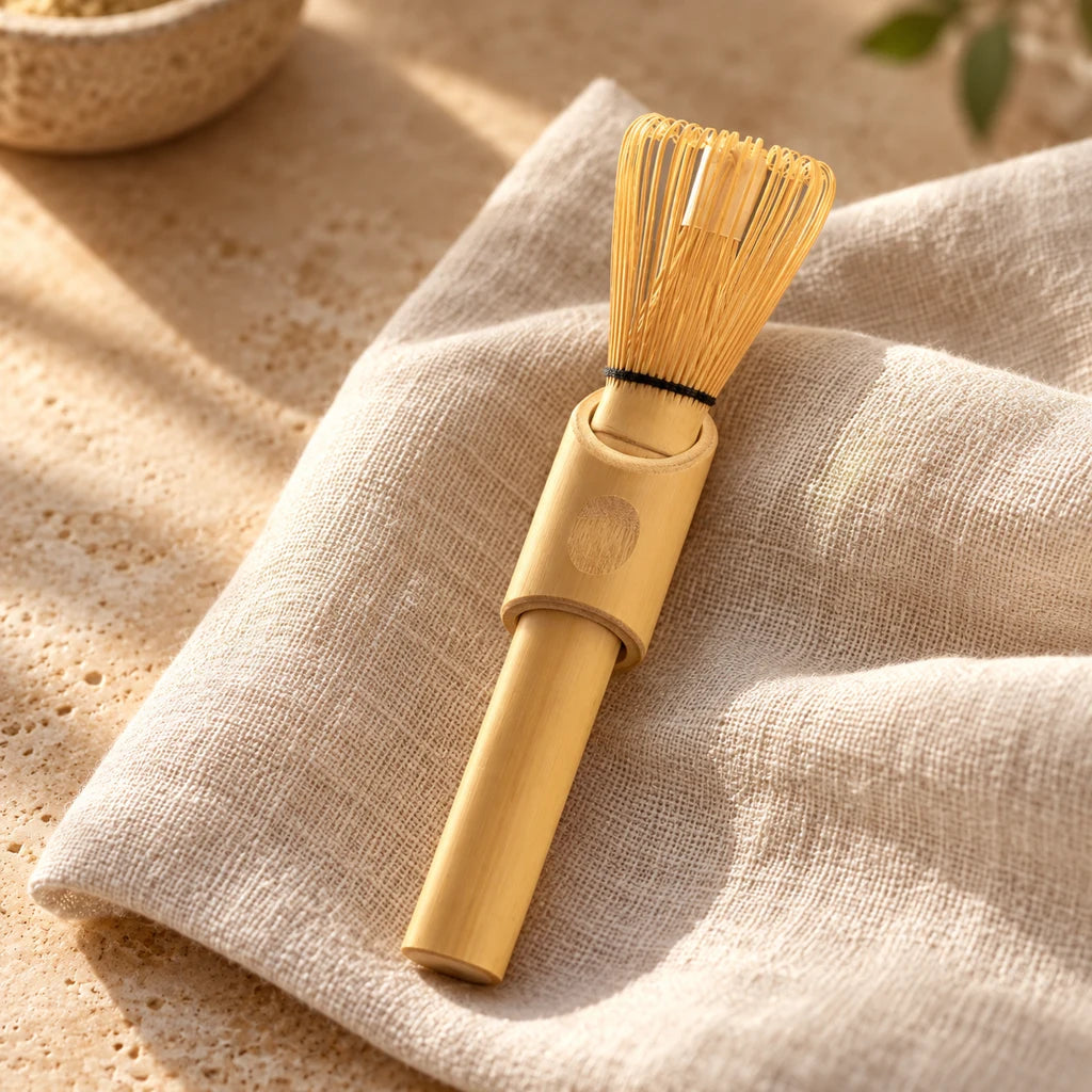 Bamboo matcha whisk for ceremony. — view 3