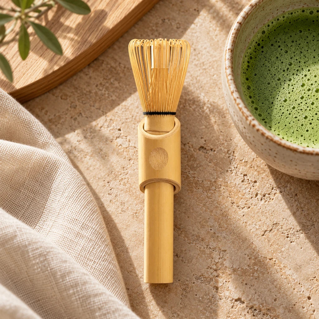 Bamboo matcha whisk for ceremony. — view 4