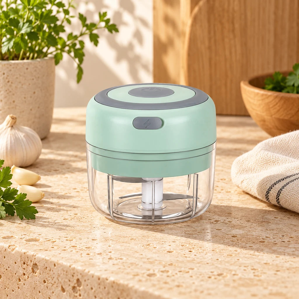 Electric Stainless Steel Garlic Press