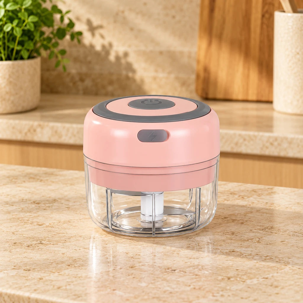 Electric Stainless Steel Garlic Press — view 2