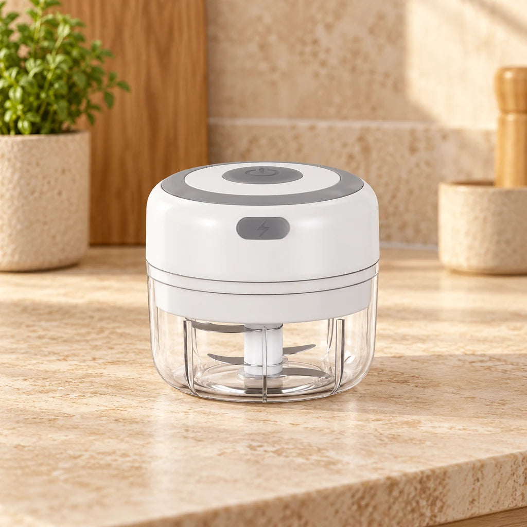 Electric Stainless Steel Garlic Press — view 3