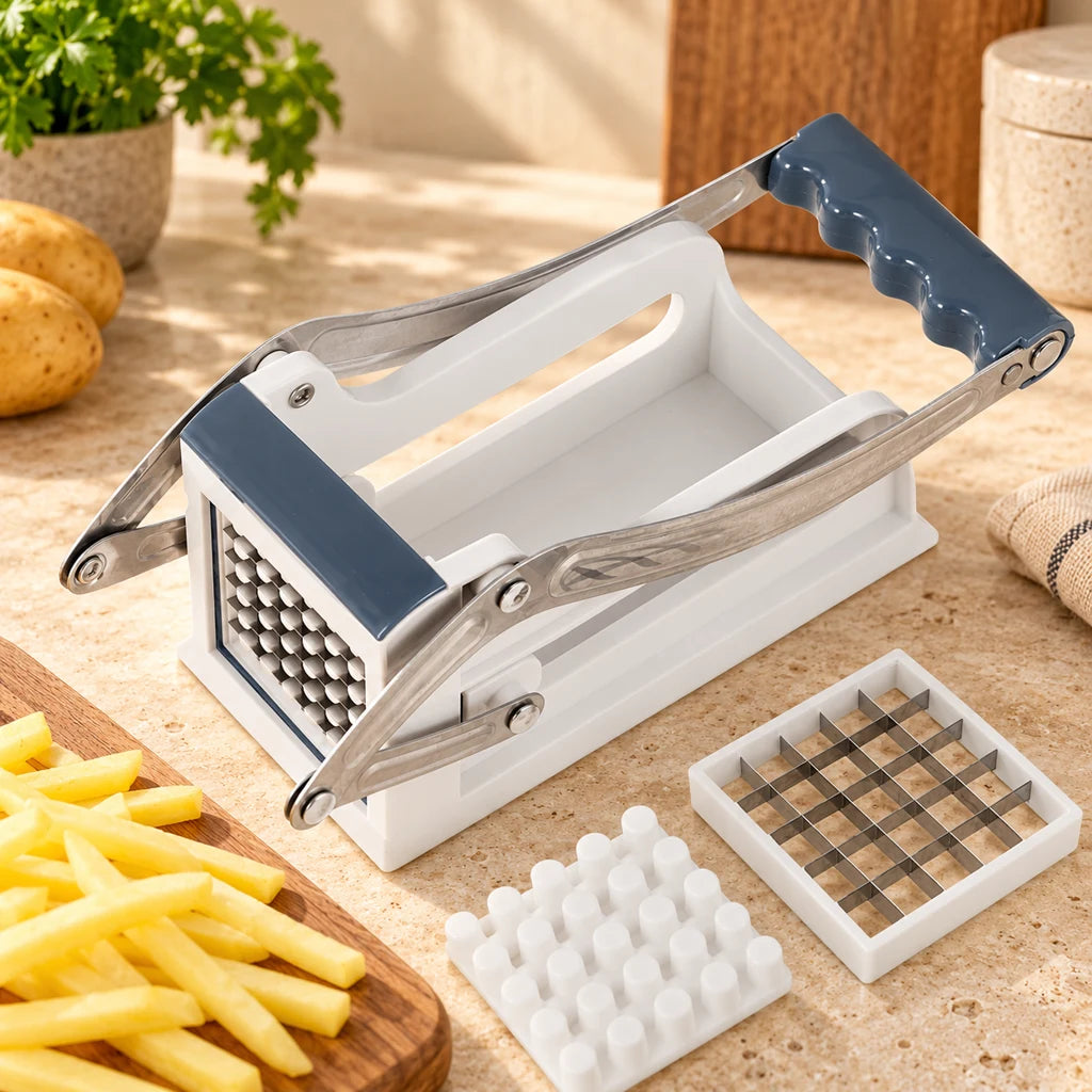 Stainless steel potato slicer