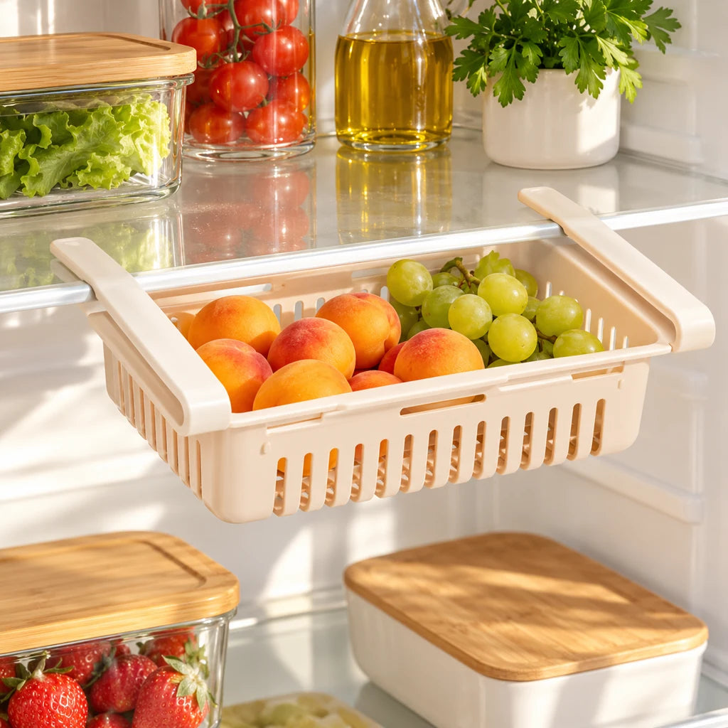 Sliding Refrigerator Storage Basket