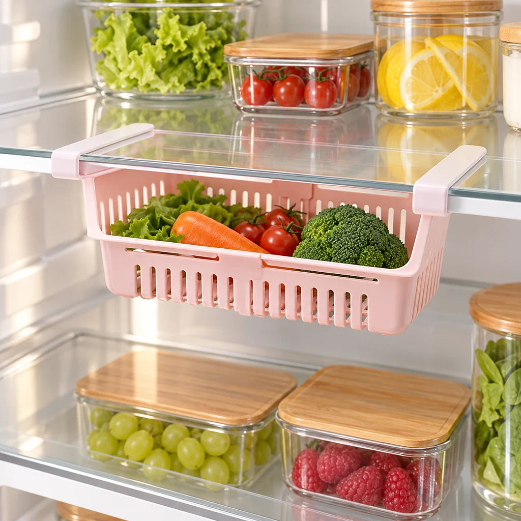 Sliding Refrigerator Storage Basket — view 5