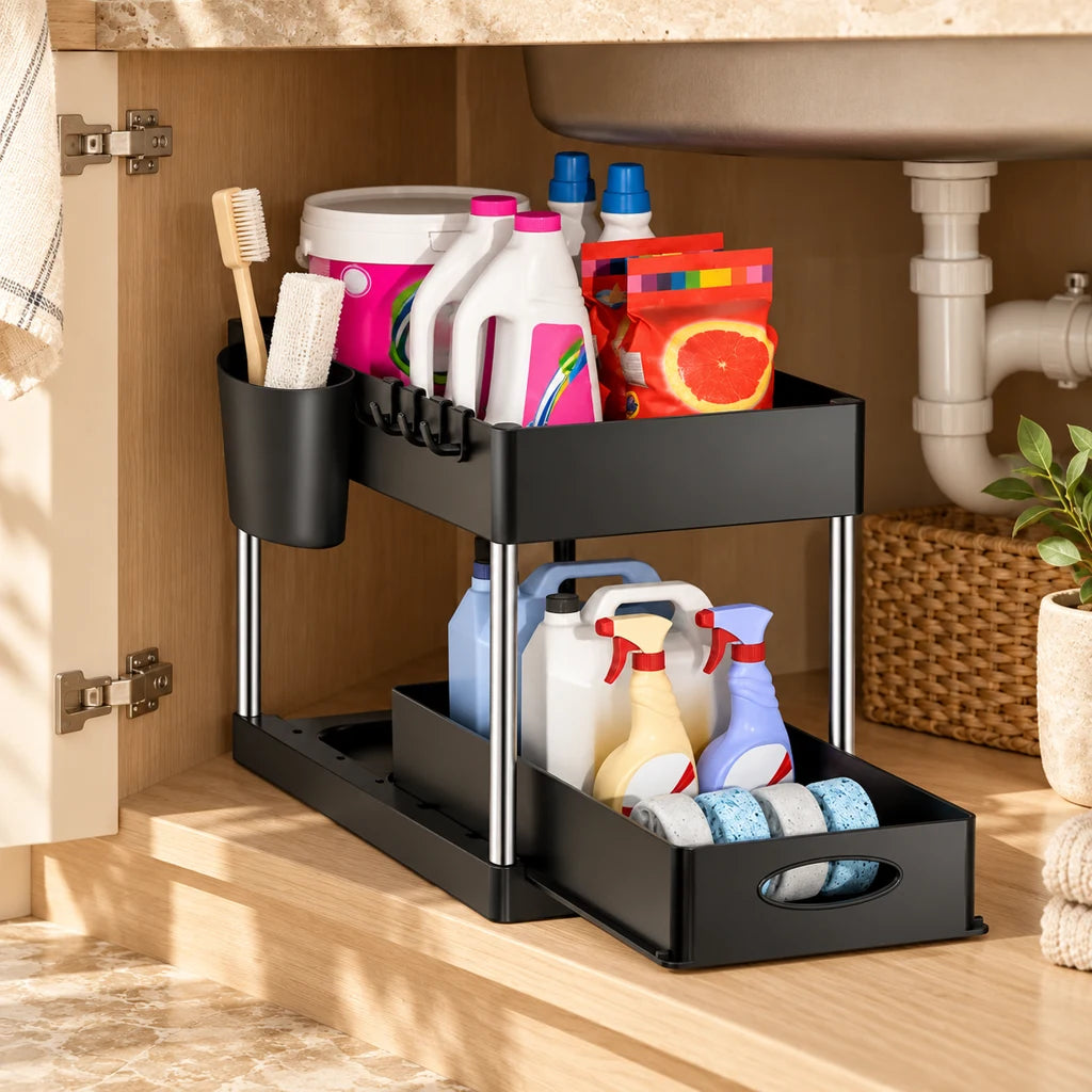 Sliding Kitchen Storage Drawers