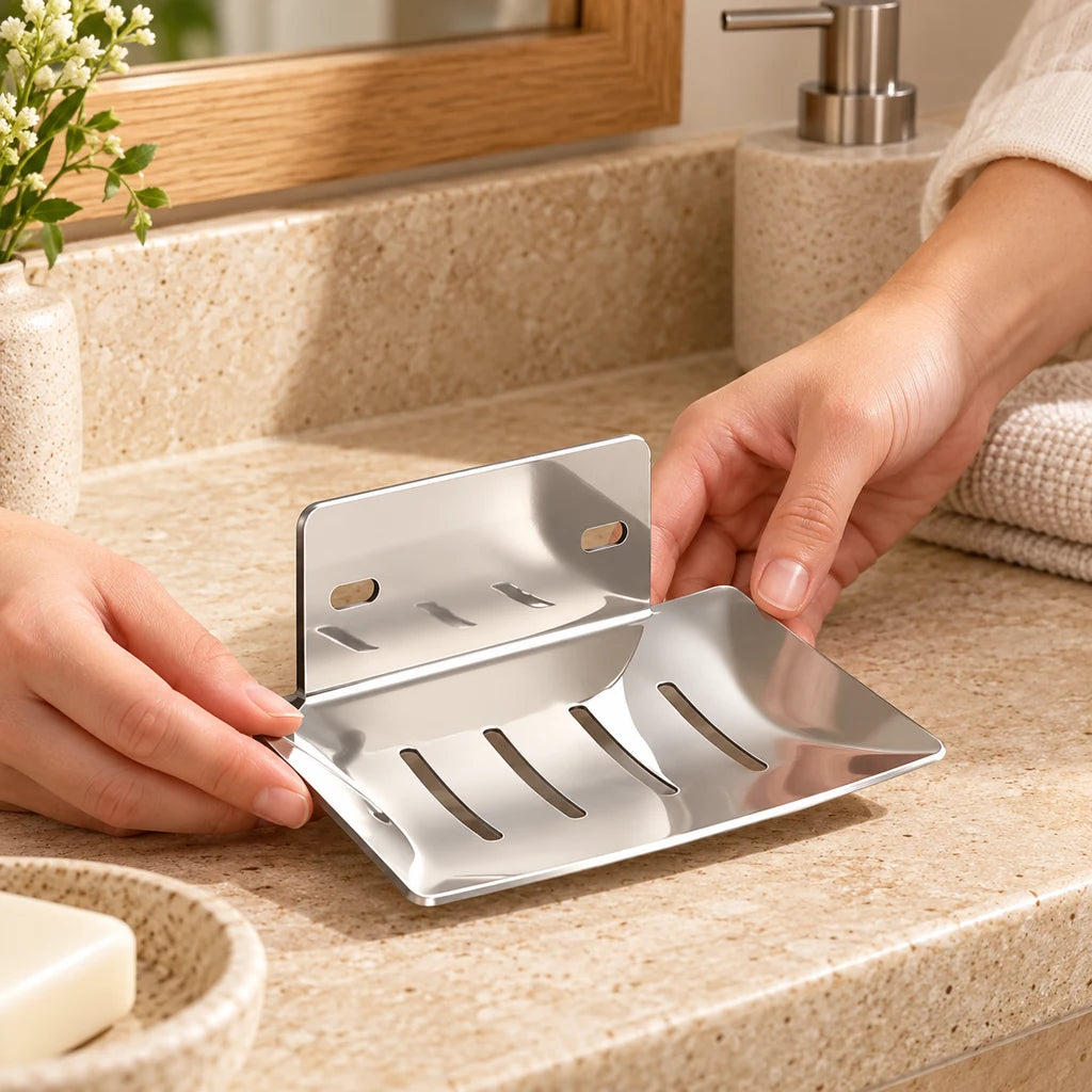Stainless Steel Soap Dish — view 2