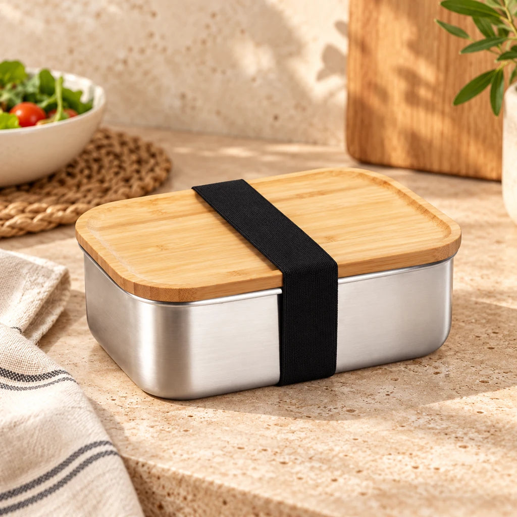 Wood Lunch Box
