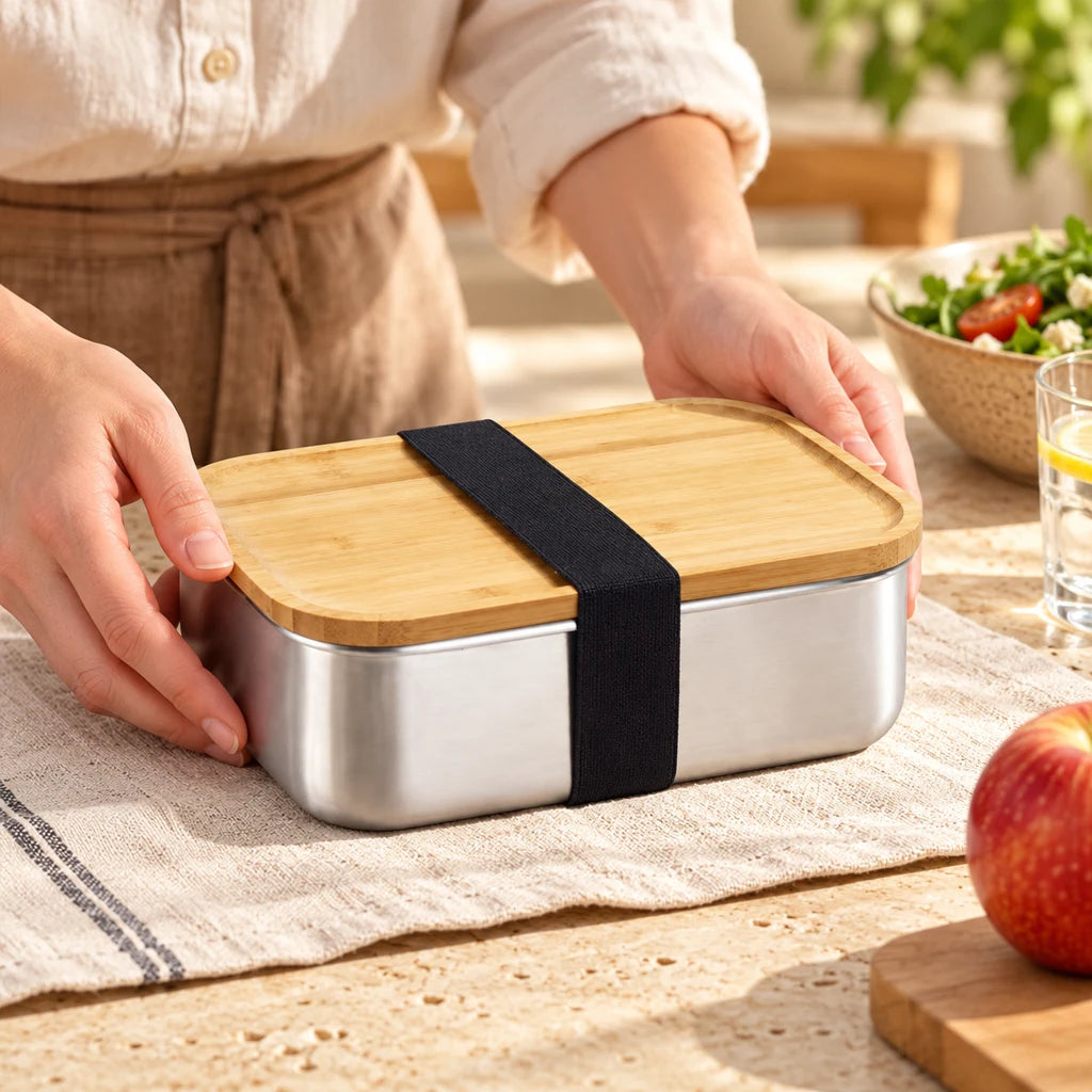 Wood Lunch Box — view 2