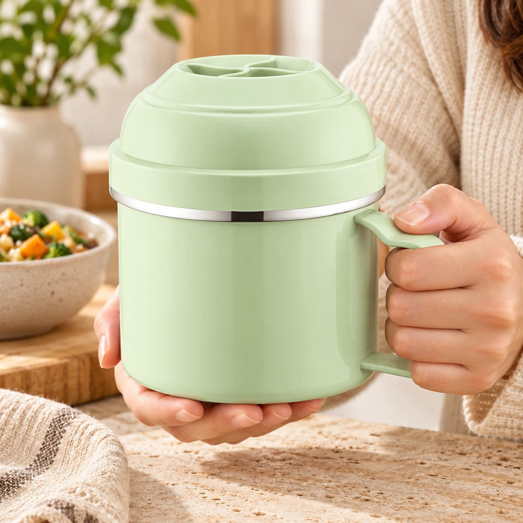 Green Round Lunch Box 1300ml — view 2