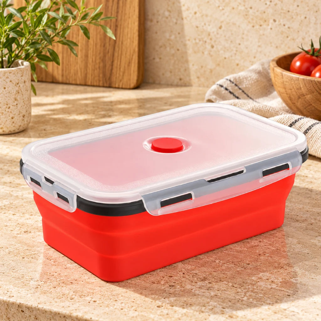 800ml Foldable Silicone Lunch Box