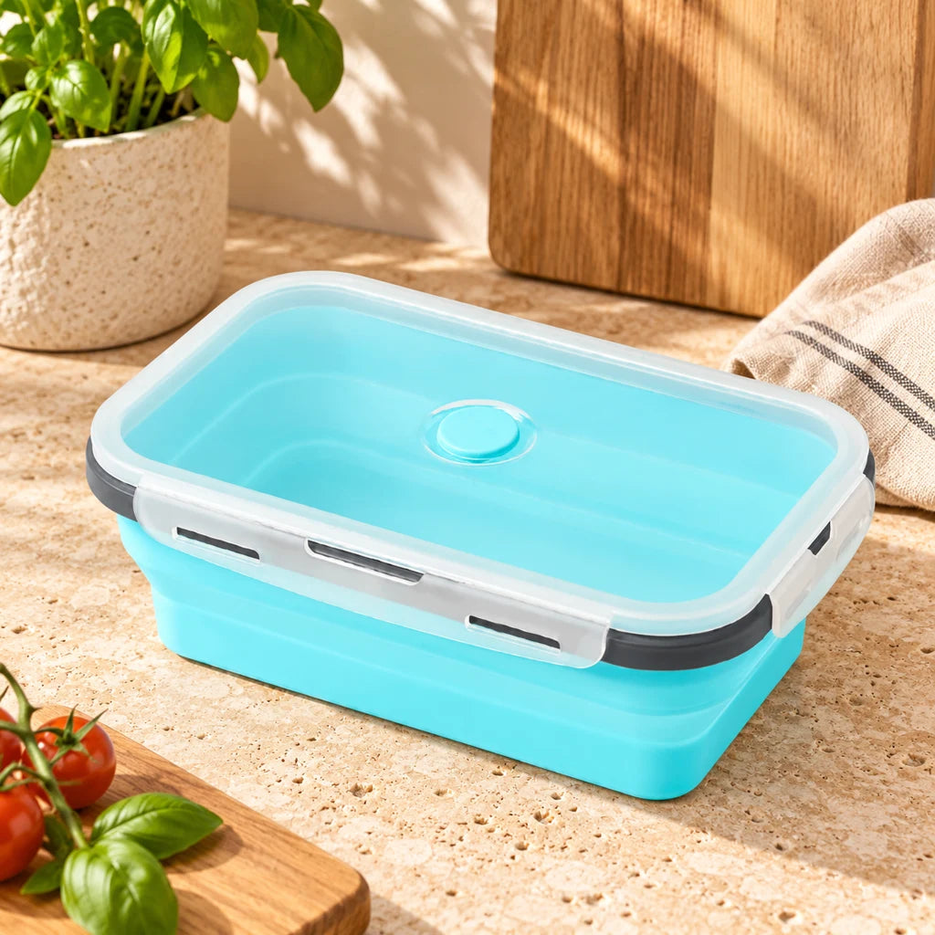 500ml Foldable Silicone Lunch Box
