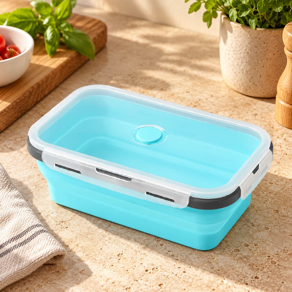 500ml Foldable Silicone Lunch Box — view 3