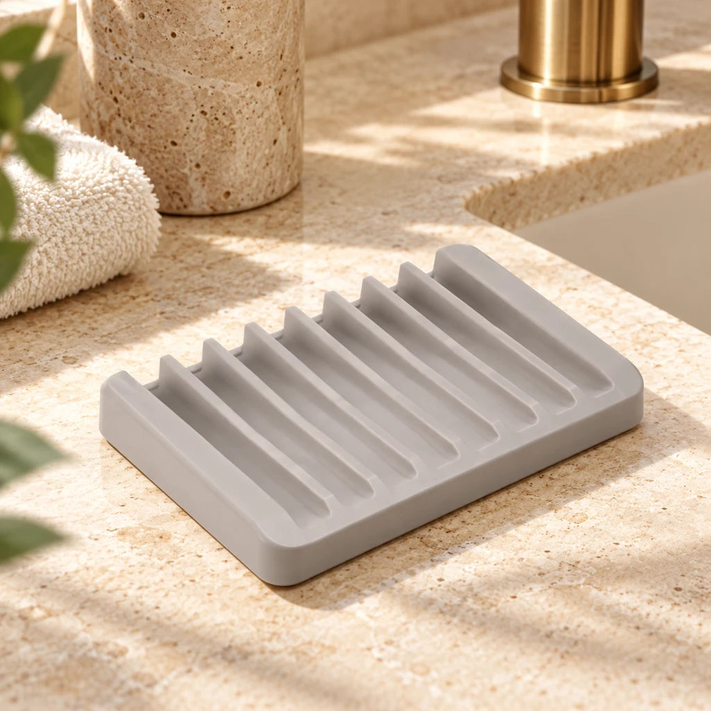 Compact Eco-Friendly Bamboo Dish Rack — view 1
