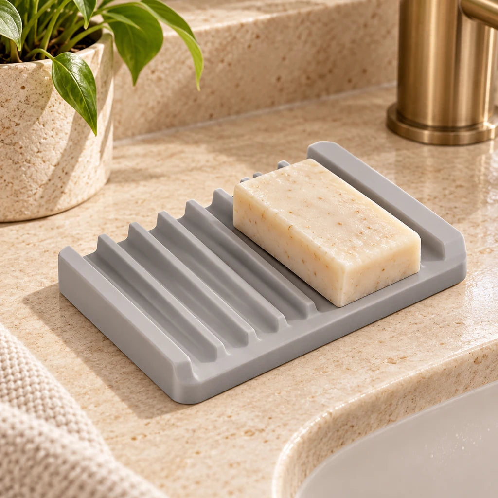 Compact Eco-Friendly Bamboo Dish Rack — view 2